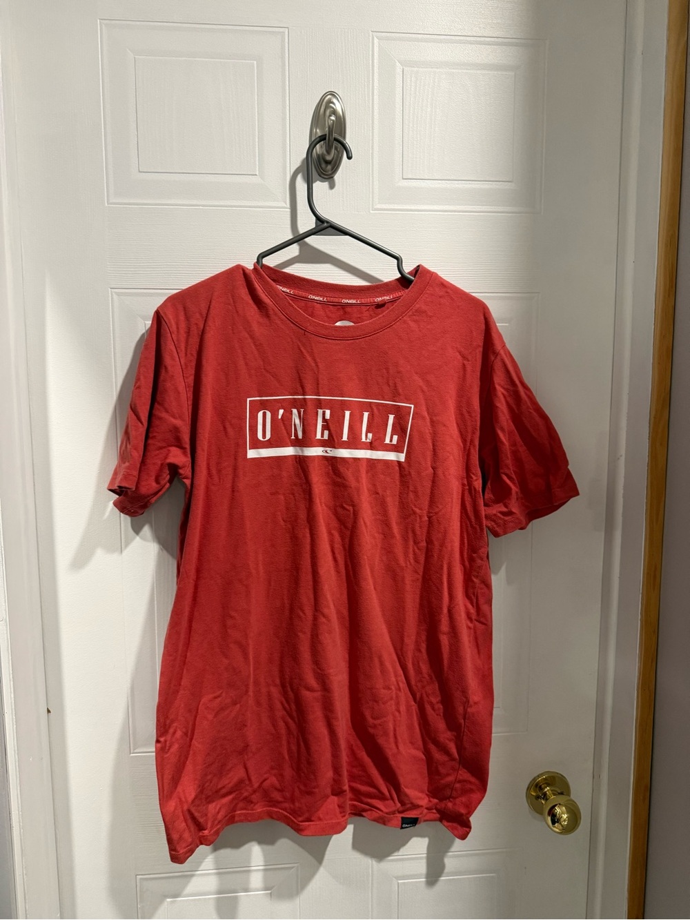 O'Neill Red Crewneck Logo Tee